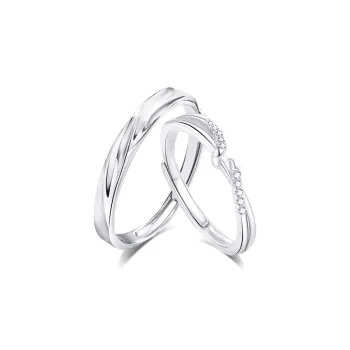 KUMET Sterling Silver Rings Unisex