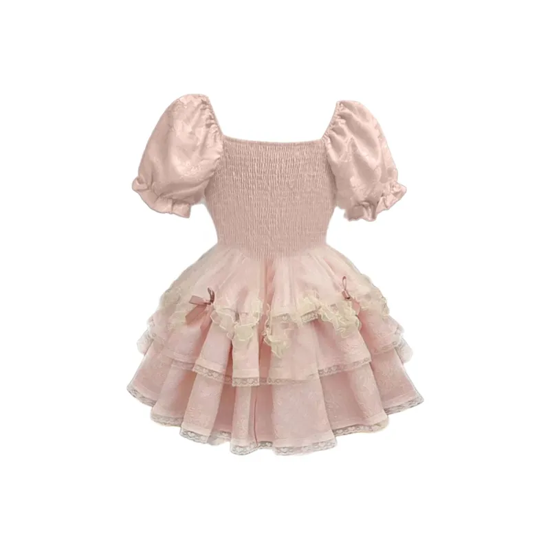 Peaches Peaches Short Sleeved Dress Women's-12