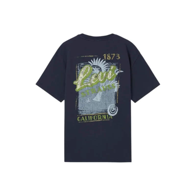 Levis T Shirts Men Navy Blue-1