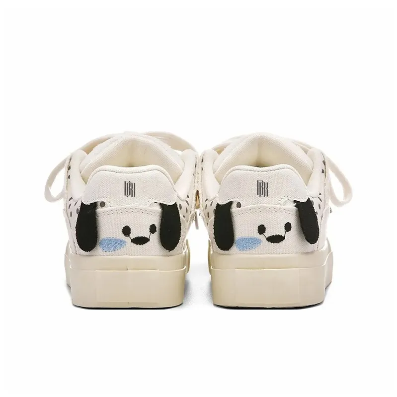 Babak Low Top Skateboard Shoes Women's Ecru-7