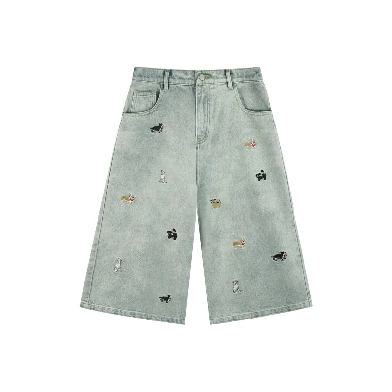 LEMANISM Denim Shorts Women's-2