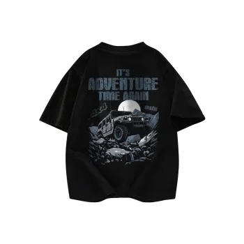 Jeep Pasture Horse Lifestyle T Shirt Unisex Pure Black