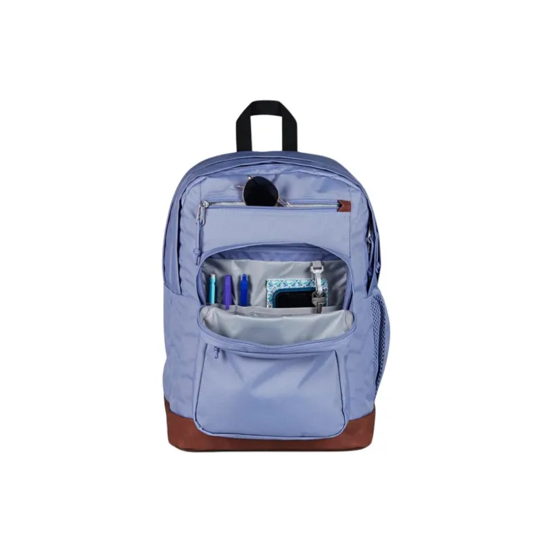 JanSport Recycled Polyester Backpack Unisex Blue Purple-3