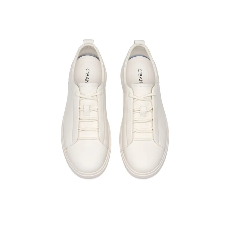 C°BANNER Low Top Skateboard Shoes Men's White-3