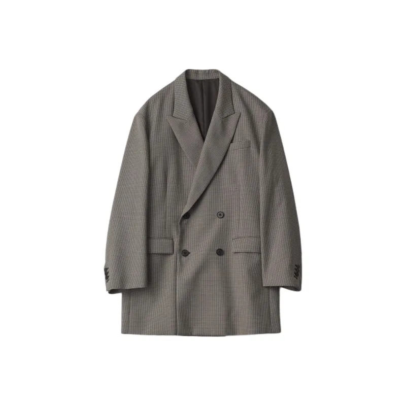 SSSTEIN Coats Unisex Houndstooth-0