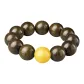 Golden silk nan gloomy wooden bracelet