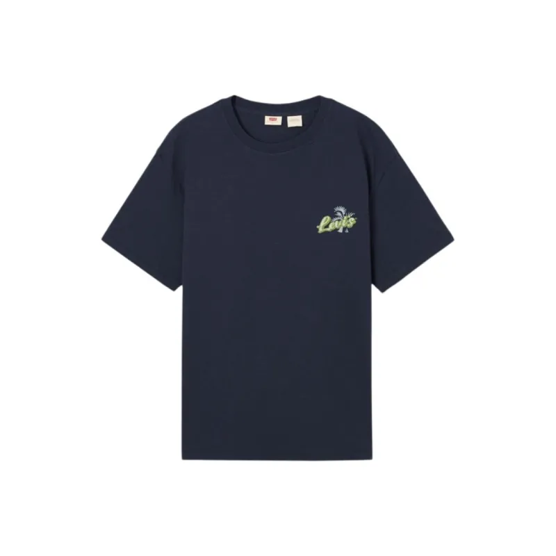 Levis T Shirts Men Navy Blue-0