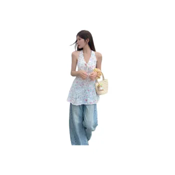 Flowers In Water T Shirt Women's