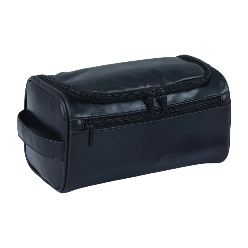 QEEDNS Cross Border Portable Large Capacity Waterproof Travel PU Leather Makeup Bags Multifunction Storage-2