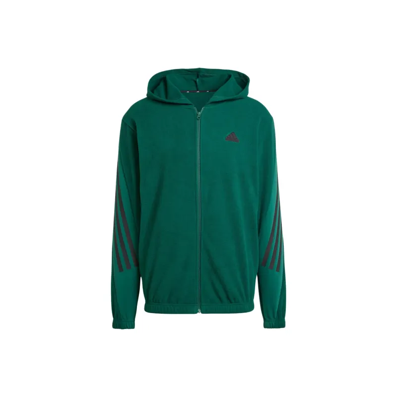 Adidas Future Icons 3 Stripes Polar Fleece Full Zip Hoodie-0