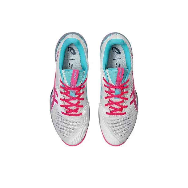 Asics Solution Speed Ff 3 Padel White Hot Pink-4