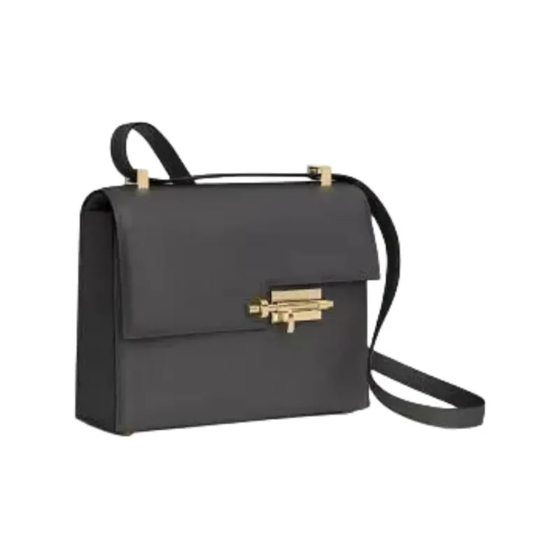 HERMES Verrou Epsom Calfskin Shoulder Bag 21 Women's 88 Graphite Gray-1