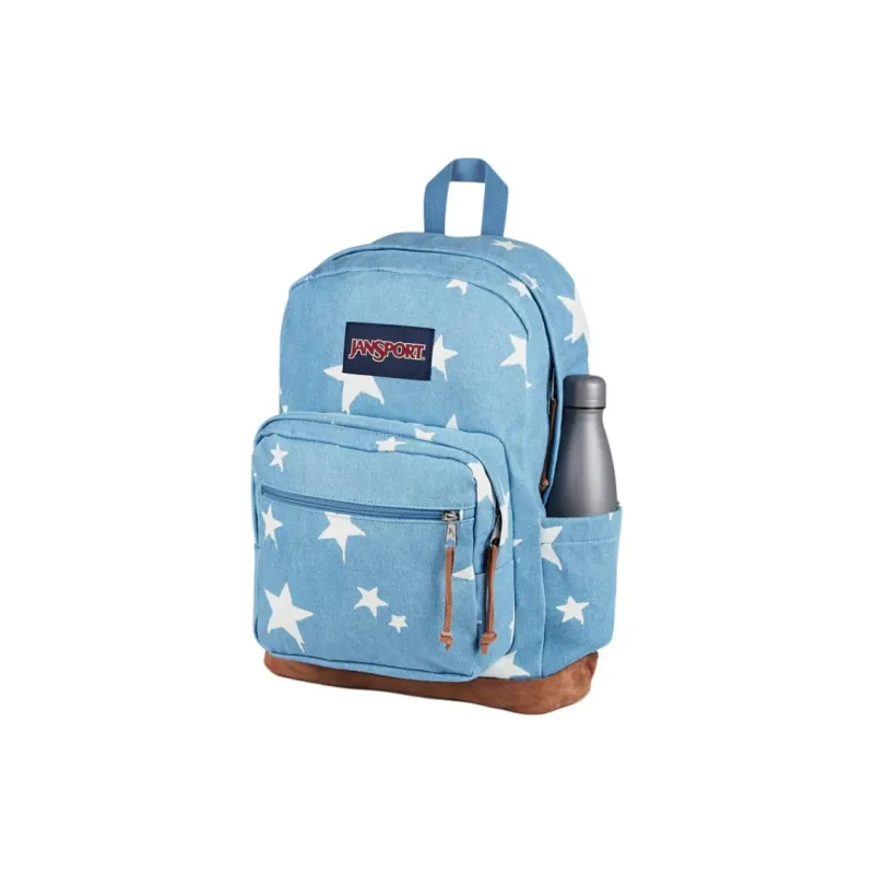 JanSport Suede Backpack Unisex Sky Blue-3