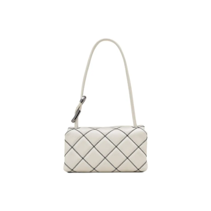 MARC JACOBS Leather Handbag, Shoulder Bag Mini Women's White-2
