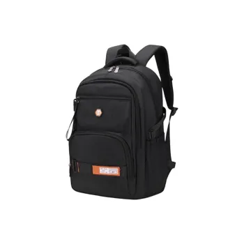 SNOOPY Nylon Fabric Backpack Men's Pure Black