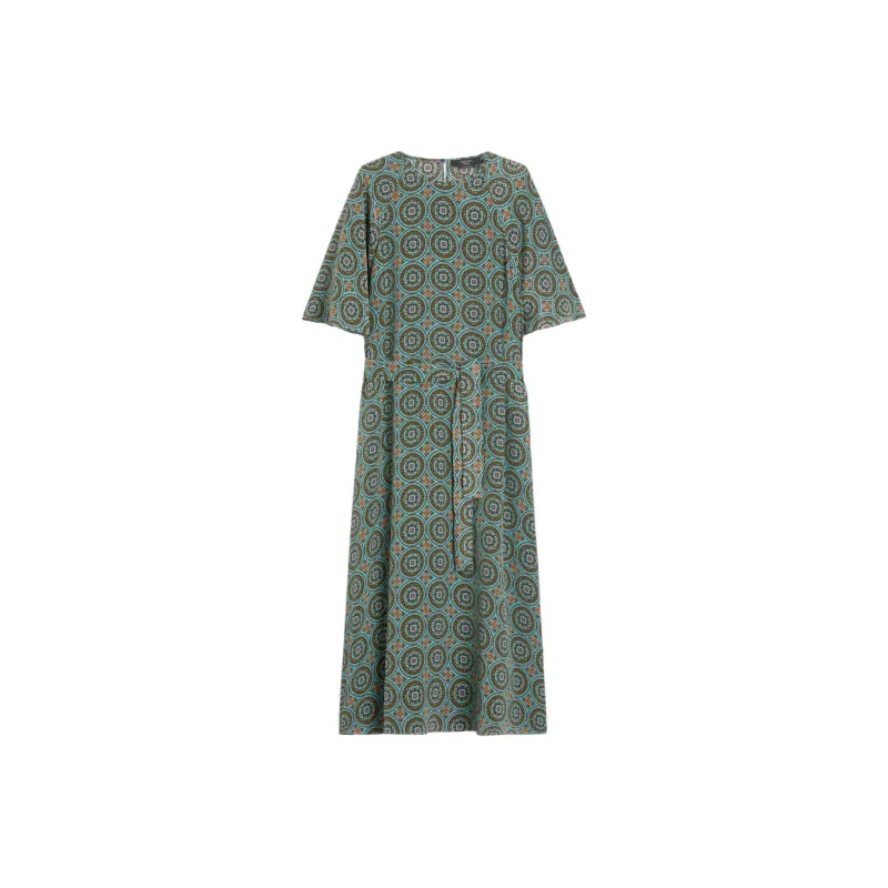 WEEKEND MaxMara Short Sleeved Dress Women's Blue-0