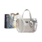 Ecru+Pendant+Shopping Bag