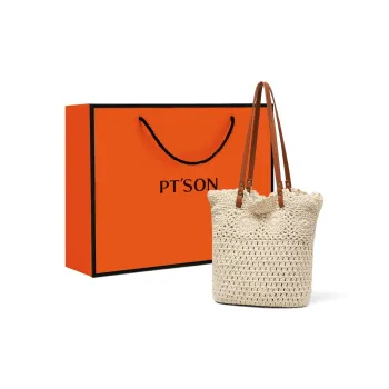PT'SON Fabric Portable Underarm Shoulder Bag Regular Women's Ecru