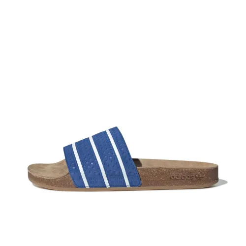 Adidas Originals hoodie Slip Resistant Abrasion Resistant Slide Slippers Unisex Blue