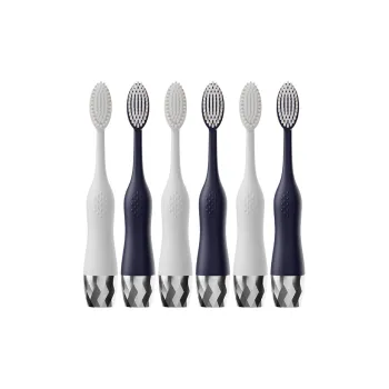 STARYEKA Couple Giant Wide Soft Tip Toothbrushes Improve Yellow Teeth & Freshen Oral Hygiene