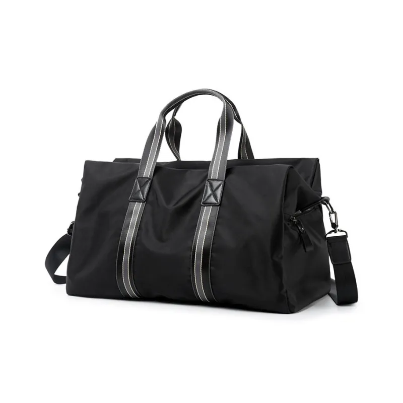 Yalu Oxford Travel Bag Unisex Black-1