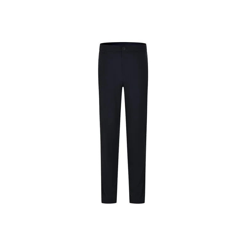 RARE Knitted Sweatpants Men Navy Blue-0