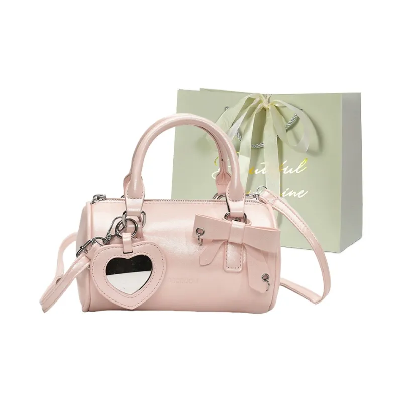 JIANGLIDA PU Cylinder Bag, Shoulder Bag, Crossbody Bag, Handbag Women's Multicolor-0