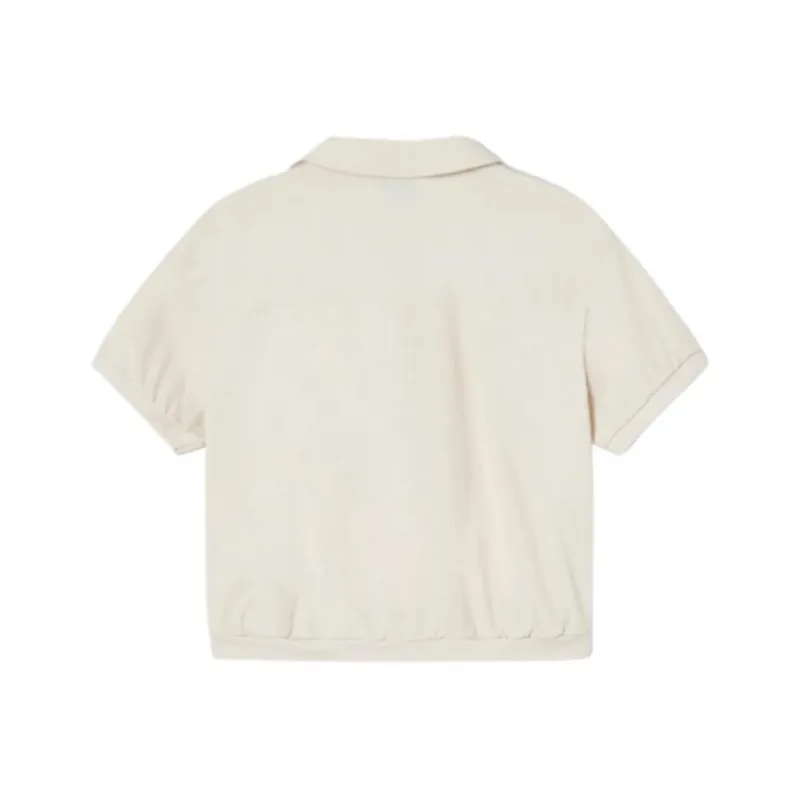New Balance Polo Shirt Women's Light Beige-1