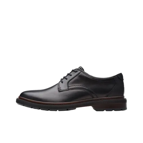 Clarks Burchill Derby Casual Shoes Men's Black