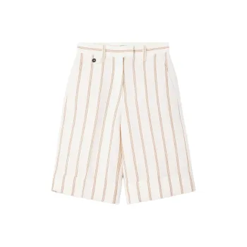 Brunello Cucinelli Casual Shorts Women's Gray White