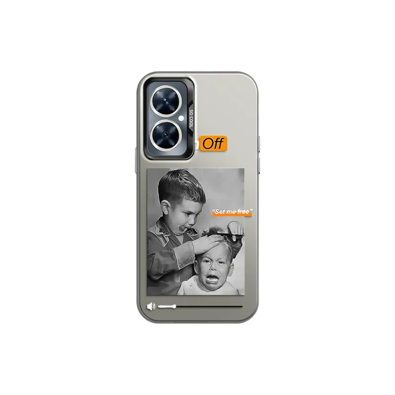 YICAIJIA Matte Material Haircut Boy Y Phone Cases Compatibility With MVMOM 20/30 Trendy And Cool-3