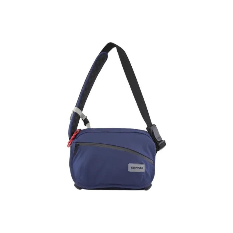 CRUMPLER Canvas Bag, Messenger Bag, Crossbody Bag Medium Size Unisex Red/Black/Night Sky-2