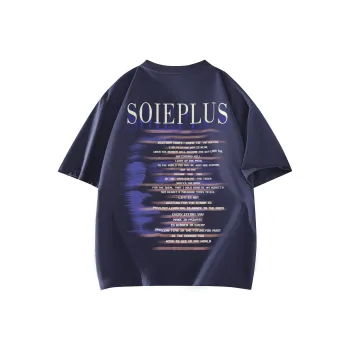 SOIE T-Shirts Unisex Navy Blue