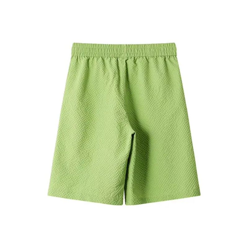 DANJUE Casual Shorts Unisex Neon Green-1