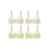 4 Pack (2 Champagne White+2 Light Green)