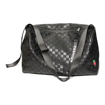 Yalu Synthetic Leather Travel Bag Men's Black