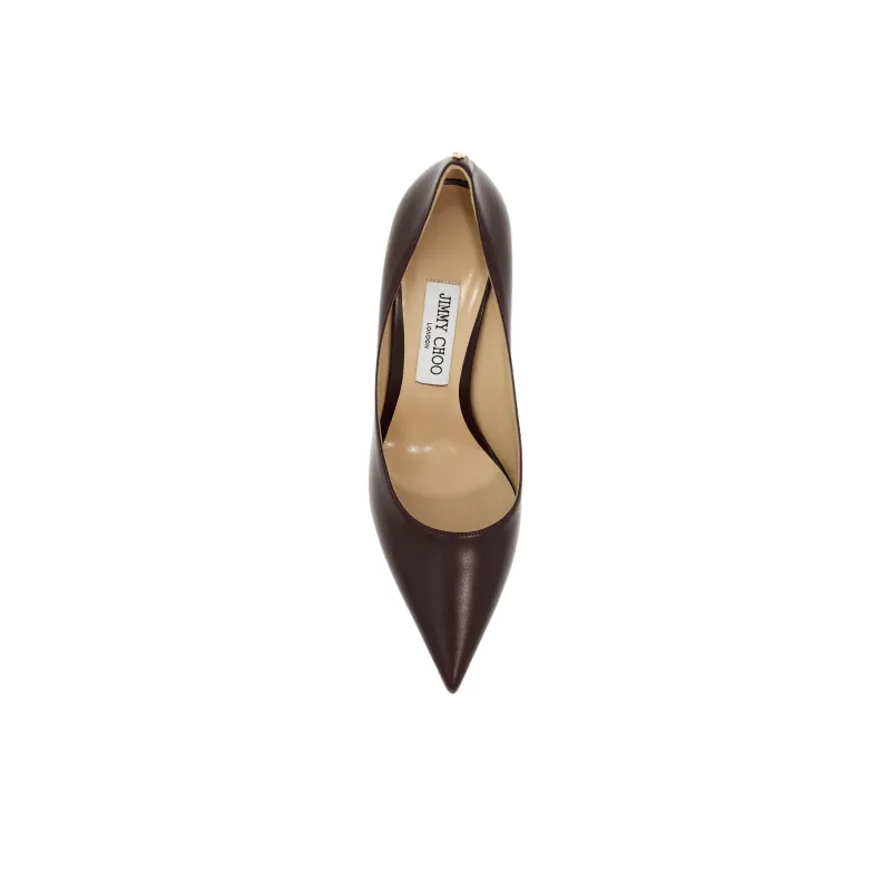 Jimmy Choo LOVE High Heels 8.5cm Women's Brown-3