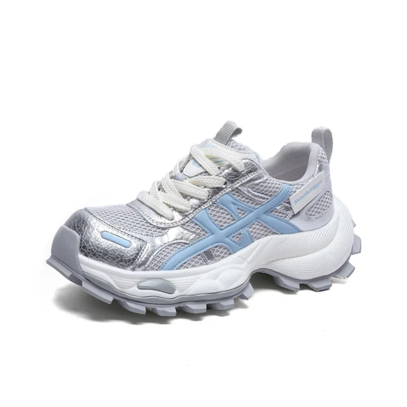 LIANGHUO Cushioning, Slip Resistant, Impact Resistant, Lightweight Low Top Chunky Sneakers Women's-12
