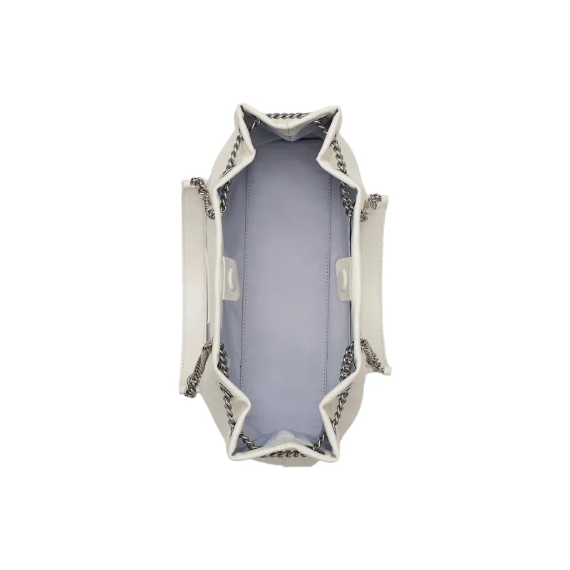 MARC JACOBS Leather Shoulder Bag Trumpets Women's White-3