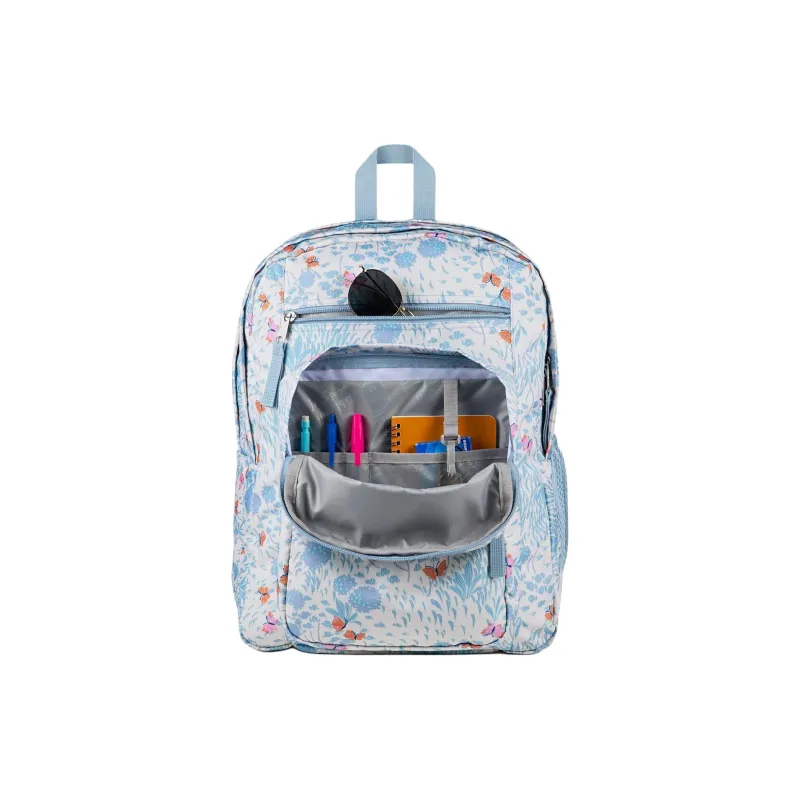JanSport Polyester Backpack Unisex Blue & White-5