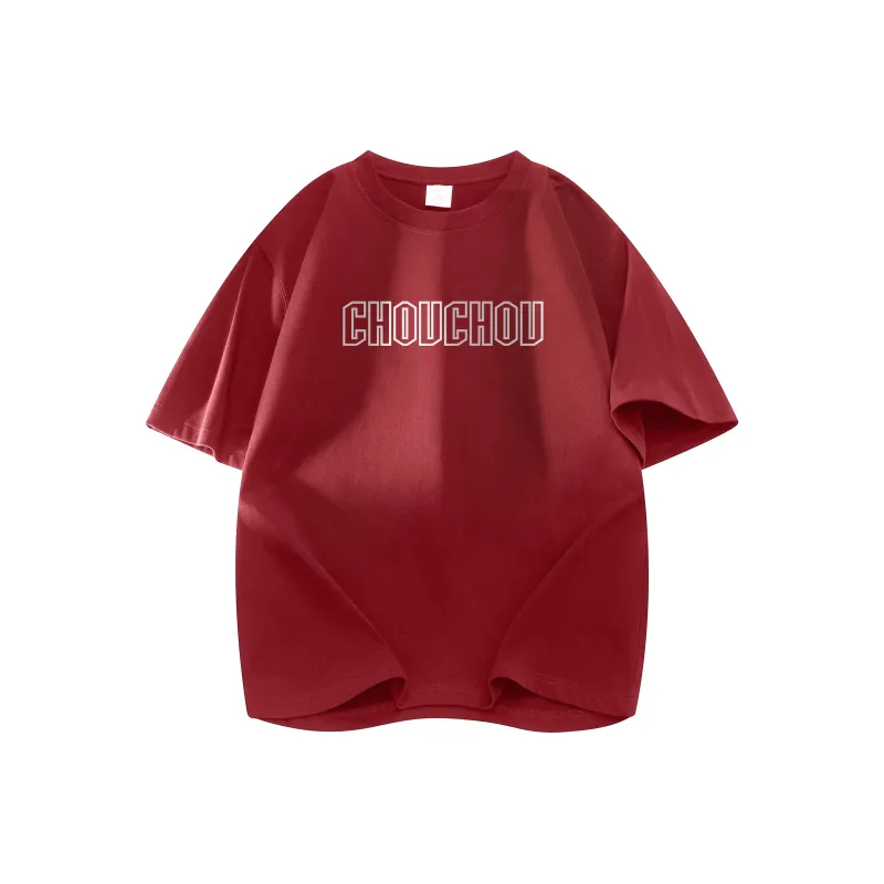 CHOUCHOUS Drop Shoulder Sleeve T Shirt Women's-17