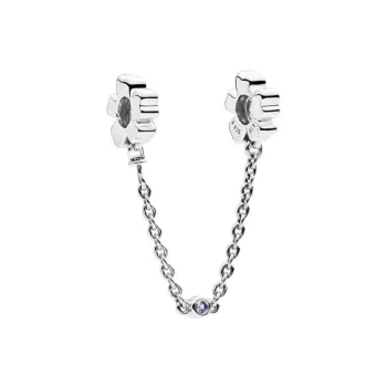 Pandora Sterling Silver, Crystal, Glass Bracelets Women's Silver