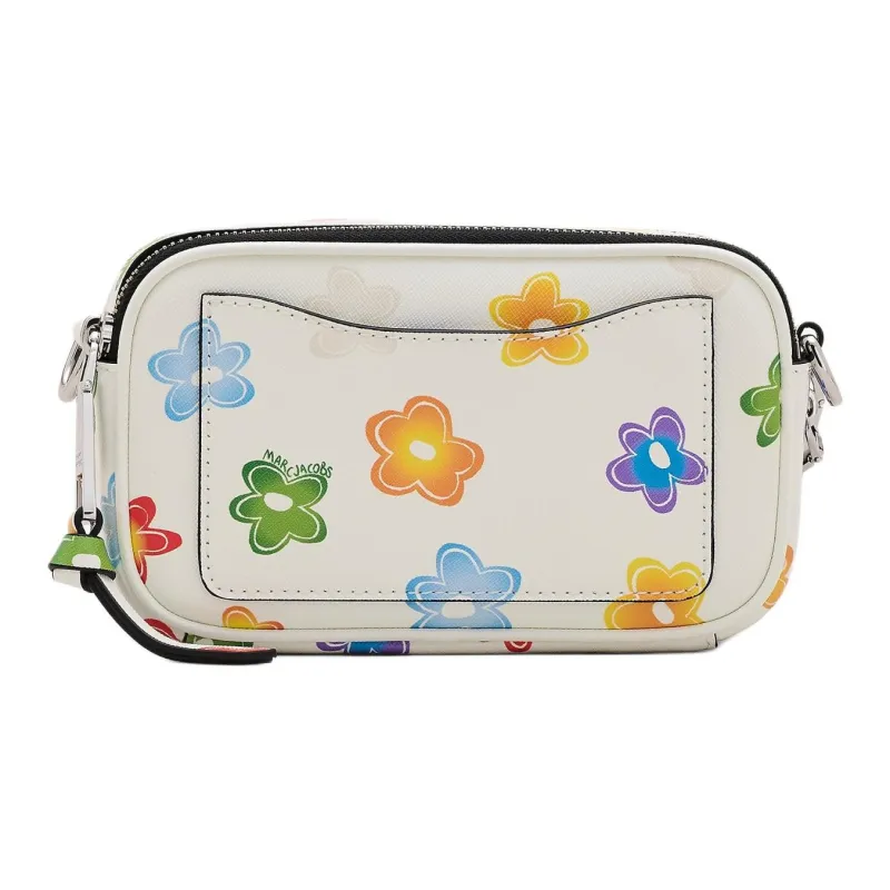 MARC JACOBS Snapshot Leather Crossbody Bag Women's White-2