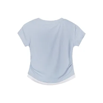 HEISU T Shirts Women's Blue