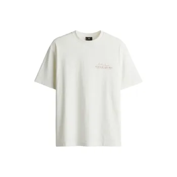 H&M T Shirts Men White/Pink
