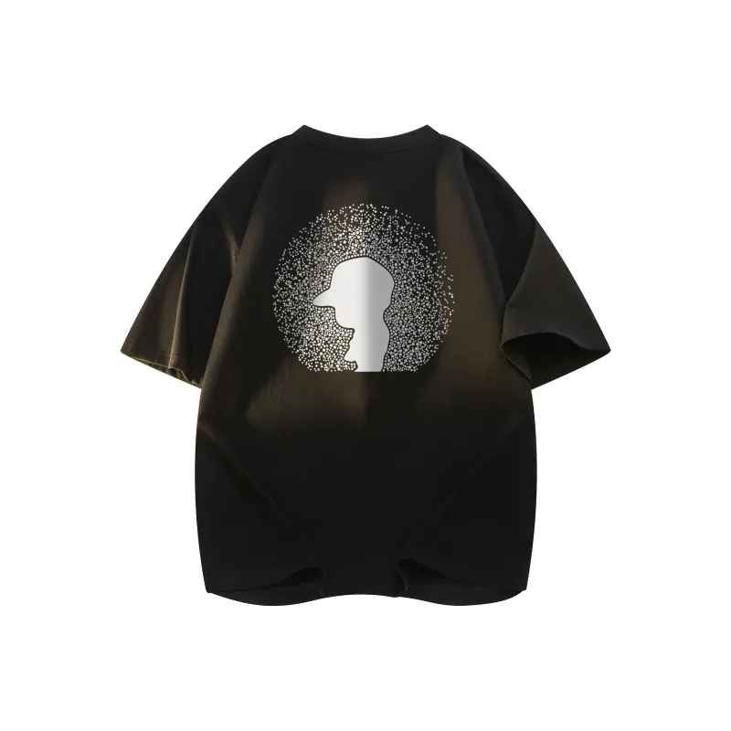 CHOUCHOUS Drop Shoulder Sleeve T Shirt Women's-2