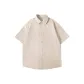 [Ice Silk Shirt]Light Beige (Blank)