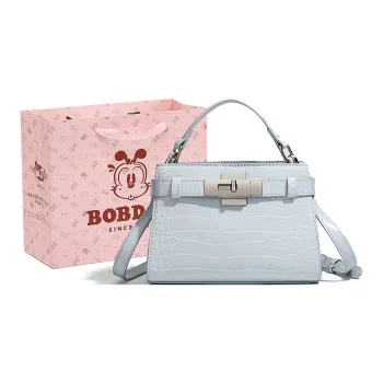 BOBDOG PU Kelly Bag Handbag Trumpets Women's Blue