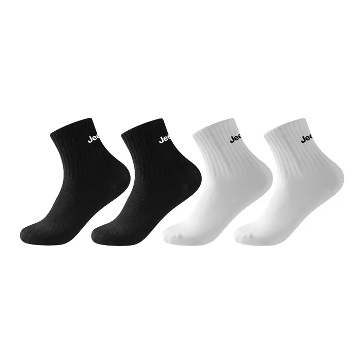 Jeep Mid Calf Socks Unisex 4 Pack-5