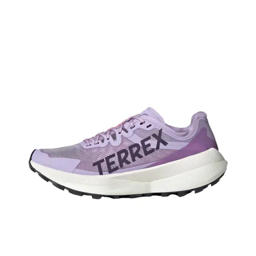 Adidas TERREX AGRAVIC SPEED Anti Slip Wear Resistant Low Top Running Shoes Women's Purple